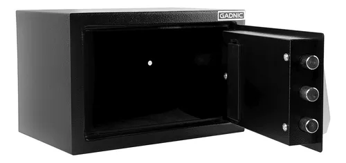 Caja Fuerte Seguridad Portátil Gadnic Para Llaves Exterior Color Negro