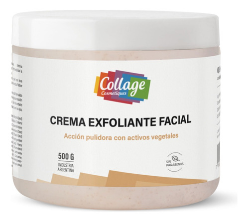 Crema Facial Exfoliante Pulidora Limpieza Collage X 500g 