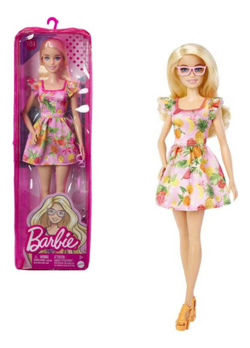 Muñeca Barbie Fashionista Estuche #181 Mattel - Art. Fbr37