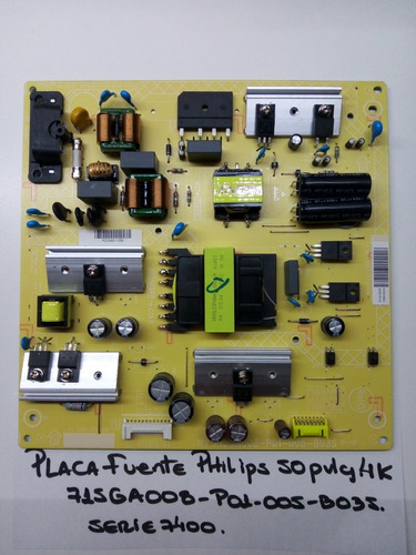 Placa Fuente Tv Philips Smart 4 K Serie 7400 50 Pulgadas!