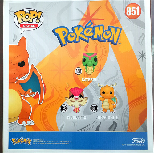 Funko Pop! Pokemon - Charizard #851 De 10 Pulgadas Only At (Usado)