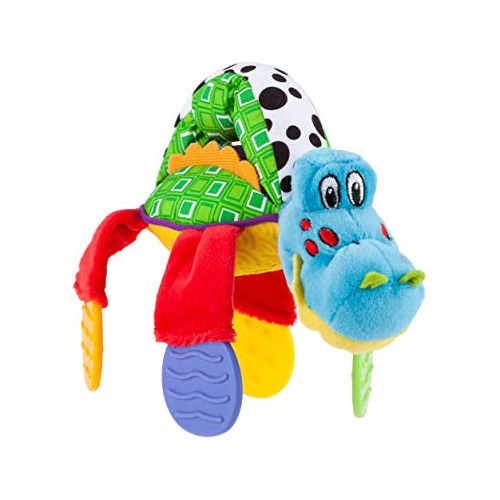 Mordedor De Peluche Nuby Floppers - Cocodrilo