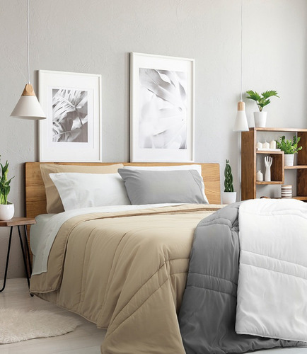 Imagen 2 de 7 de Acolchado 2 1/2 Plazas Palette Matelaseado Super Soft Touch