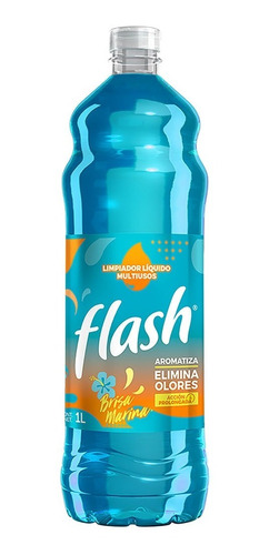 Limpiador Liquido Flash Brisa Marina 1 Litro