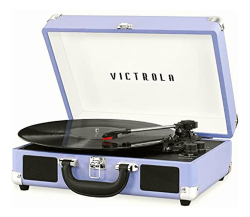 Victrola Tocadiscos De Maleta Portátil Con Bluetooth De 3