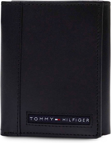 Billetera De 3 Dobleces En Cuero Cambridge Tommy Hilfiger