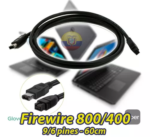 Cable Firewire 800/400 Ieee 1394b Pines Macho De 60cm | MercadoLibre