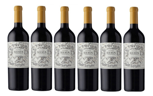 Vino Siesta Cabernet Franc X750cc Ernesto Catena Caja X6