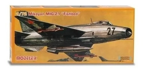 Avion Mig 21 Mikoyan Fishbed 1/72 Modelex Supertoys Hobbys