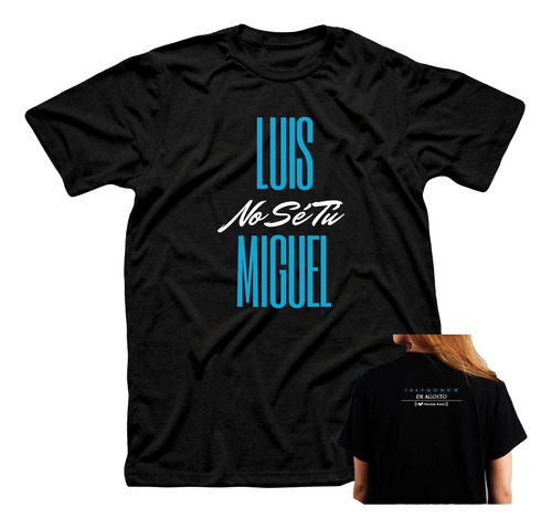 Remera Algodón Premium Luis Miguel Estampado Vinilo 2024