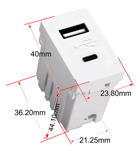 Modulos Carregador Tipo C, Usb Md-p5 Jwcom Smart