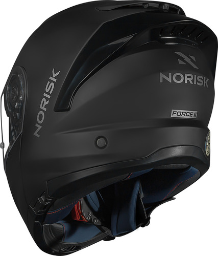 Capacete Norisk Force Ii 2 Preto Fosco Monocolor Robocop