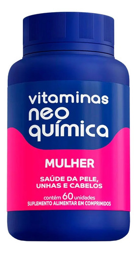 Kit Casal Homem 60 Cpr + Mulher 60 Cpr - Neo Química Sem Sabor