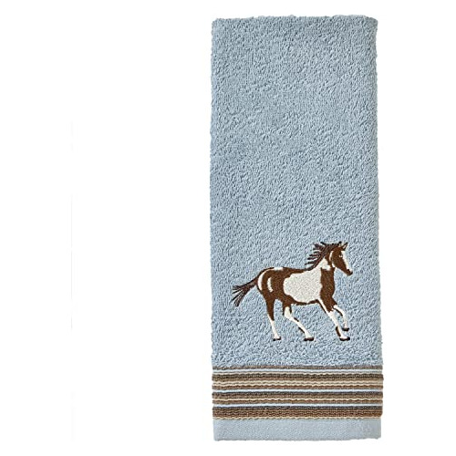 Toalla De Mano Horse Country Azul