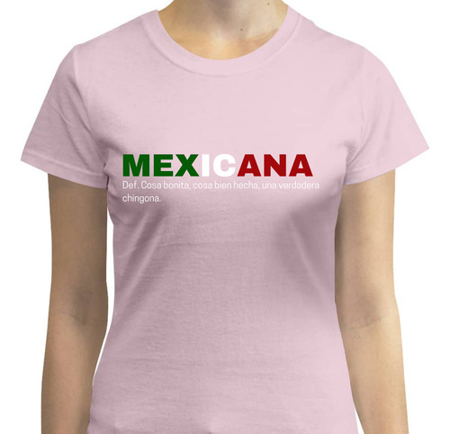 Playera Mujer - Definición Mexicana - Septiembre - Bandera