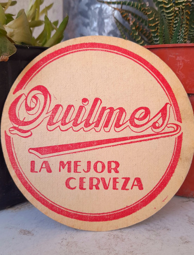 Antiguo Posasvasos Colección Quilmes La Mejor Cerveza 1960