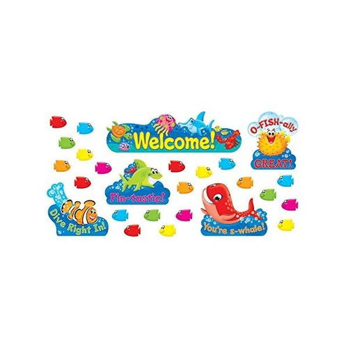 Imagen 2 de 3 de Trend Enterprises Mar Buddies Bienvenido Tablón De Anuncios
