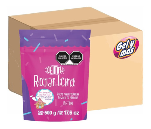 Royal Icing Deiman De 500g (caja 12 Piezas)