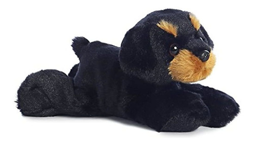 Raina Rottweiler Mini Flopsie 8 Por Aurora Color Black/Brown