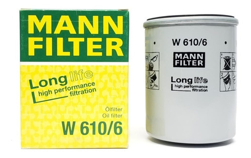 Filtro Aceite W610/6 Long Life Mann Filter Honda Subaru 