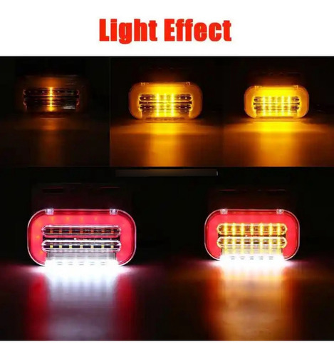 Foco Luz Led Posición Trocha Señalización Secuencial 12/24v