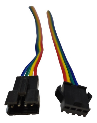 Arnes 4 Cables Jst 4 Pin Rgb Macho Y Hembra 22awg 50 Juegos