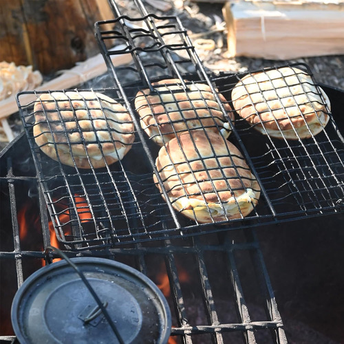 Parrilla Plegable De Titanio Para Fogata