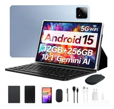 Tableta Android 15 10.1 12gb+256gb Wifi Kit Completo