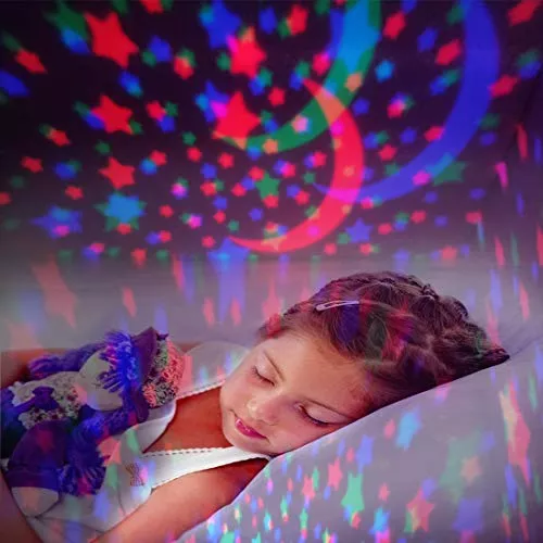 Luz de noche LED ayuda para dormir con proyector cielo estrellado