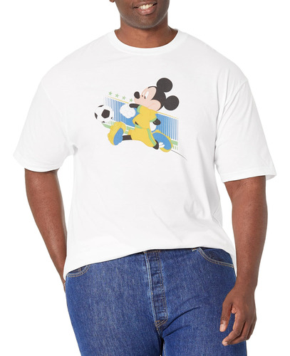 Disney & Disney Classic Mickey Brazil Kick - Polera De Man