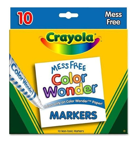 Color Wonder Mess Gratis Coloring Markers 10-pack