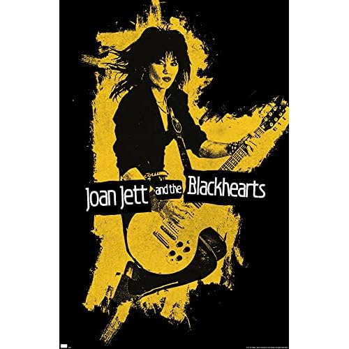 Póster De Pared De Guitarra De Joan Jett And The Black...