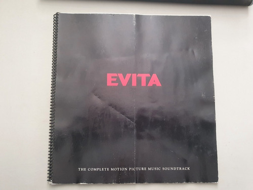 Libro Madonna Evita Promotional Press Booklet 1996 Eua