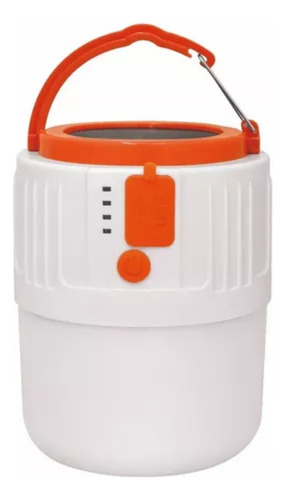 Lámpara Solar De Emergencia Campamento Cargador Usb