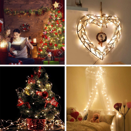 Imagen 7 de 7 de Cortinas Decorativa Led Luces Para Exterior Luz Navidad 3x3