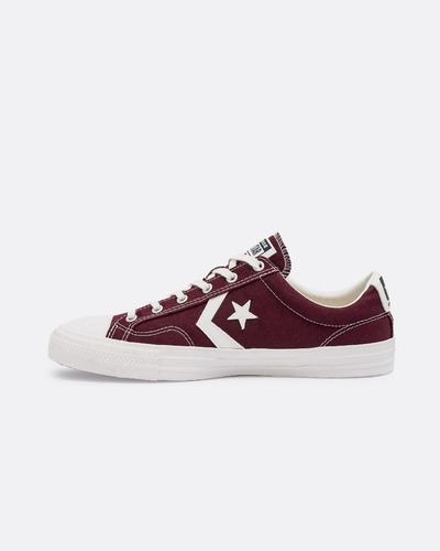 Zapatillas Converse Star Player Ox Bordo Y Blanco
