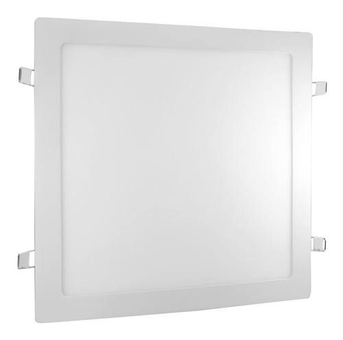 Kit 5 Painel Plafon Luminaria Embutir Led Ultra Slim 24w