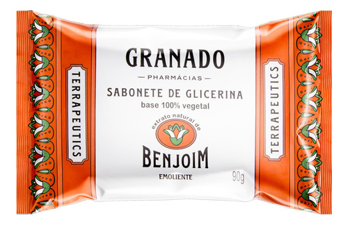 Sabão em barra Granado de Glicerina Benjoim Terrapeutics de 90 g