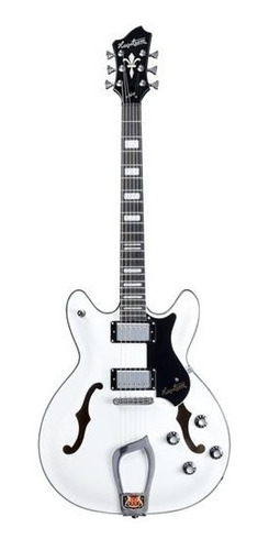 Guitarra Electrica Hagstrom Viking Color White