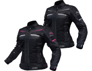 jaqueta feminina para motociclista