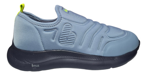 Tênis Slip Infantil Menino Bibi Azul Denim/citrus 1167350