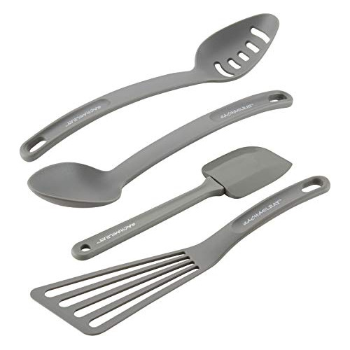 Cucina Nylon Nonstick Tools Set, 4-piece, Sea Salt Gray