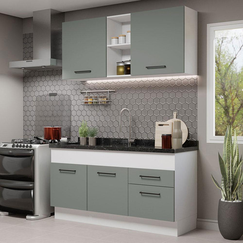 Cocina Integral Completa Modular Madesa Agata 150cm Bg 02