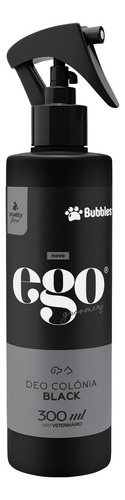 Bubbles Deo Colônia 300ml Linha Ego - Banho E Tosa Pet Fragrância Black