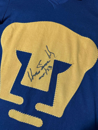 Jersey Pumas Unam Edición Especial 80s Firmado Hugo Sánchez