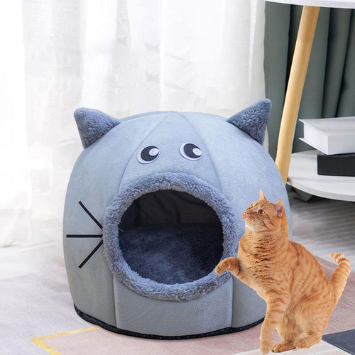 Fweaad Nido De Cueva Para Gatos Semicerrado Cama Para