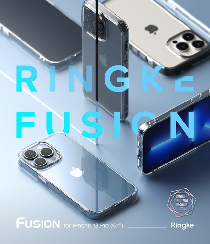 Imagen 5 de 5 de Funda Ringke Fusion Compatible iPhone 13 Pro 6.1 Anti Impac