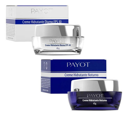 Kit Payot Creme Hidratante Facial Diurno + Noturno 45g