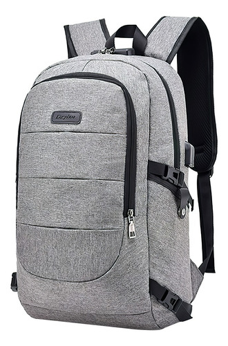 Mochila Antirrobo Para Laptop De 12-16 In Color Gris