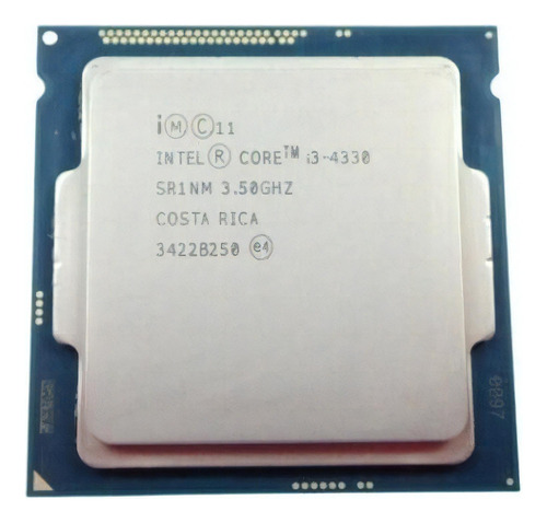 Procesador gamer Intel Core i3-4330 BX80646I34330  de 2 núcleos y  3.5GHz de frecuencia con gráfica integrada